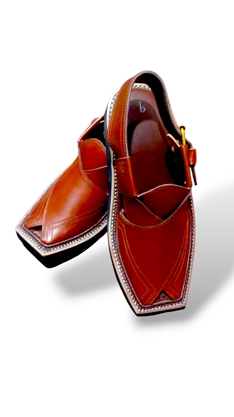 Kaptan Chappal - Burgundy
