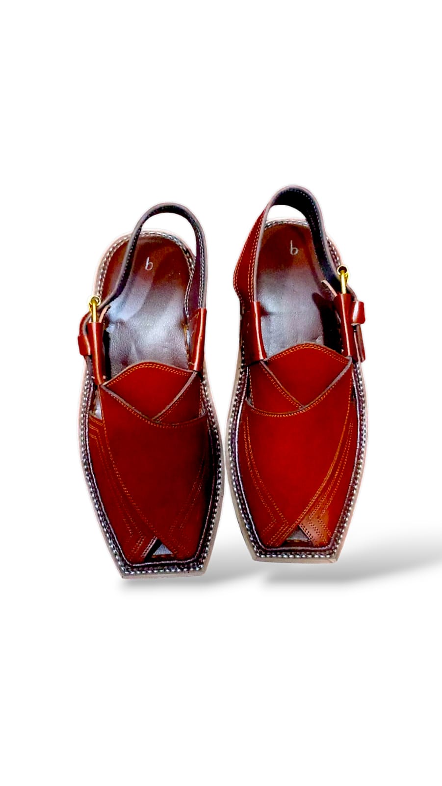 Kaptan Chappal - Burgundy